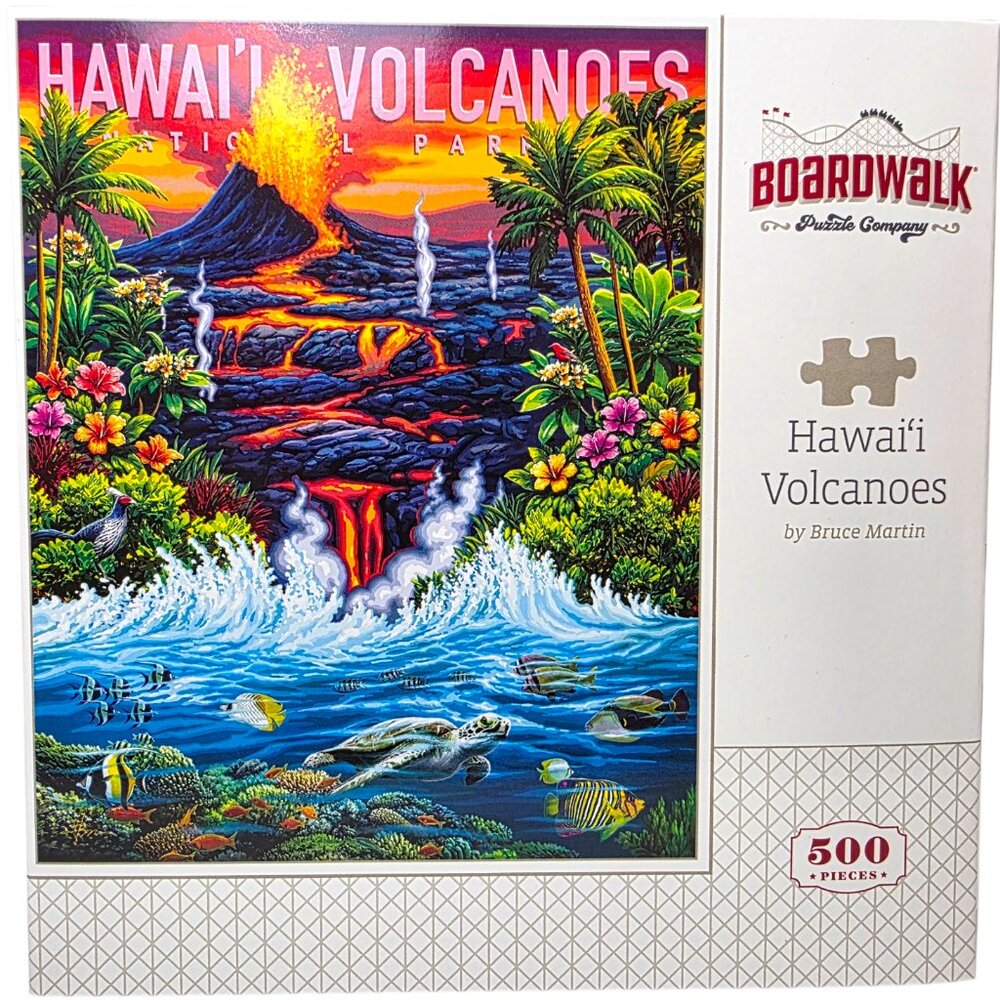Hawaii Volcanoes National Park by Boardwalk 500 Piece Jigsaw Puzzle 16" x 20"